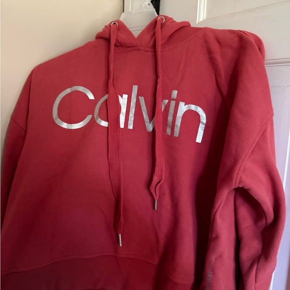 Calvin Klein Performance Red Hoodie - Picture 1 of 2